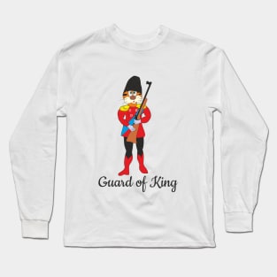 Funny Cat Guard of King Long Sleeve T-Shirt